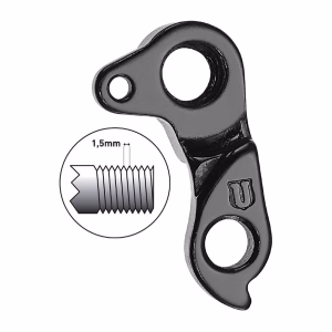 Takavaihtajan korvake UNION, GH-252, Bulls (läpiakseli M12, kierre 1.5)